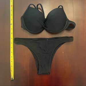 Aerie Black Bikini - 2pcs. New Never Worn. 32B XS